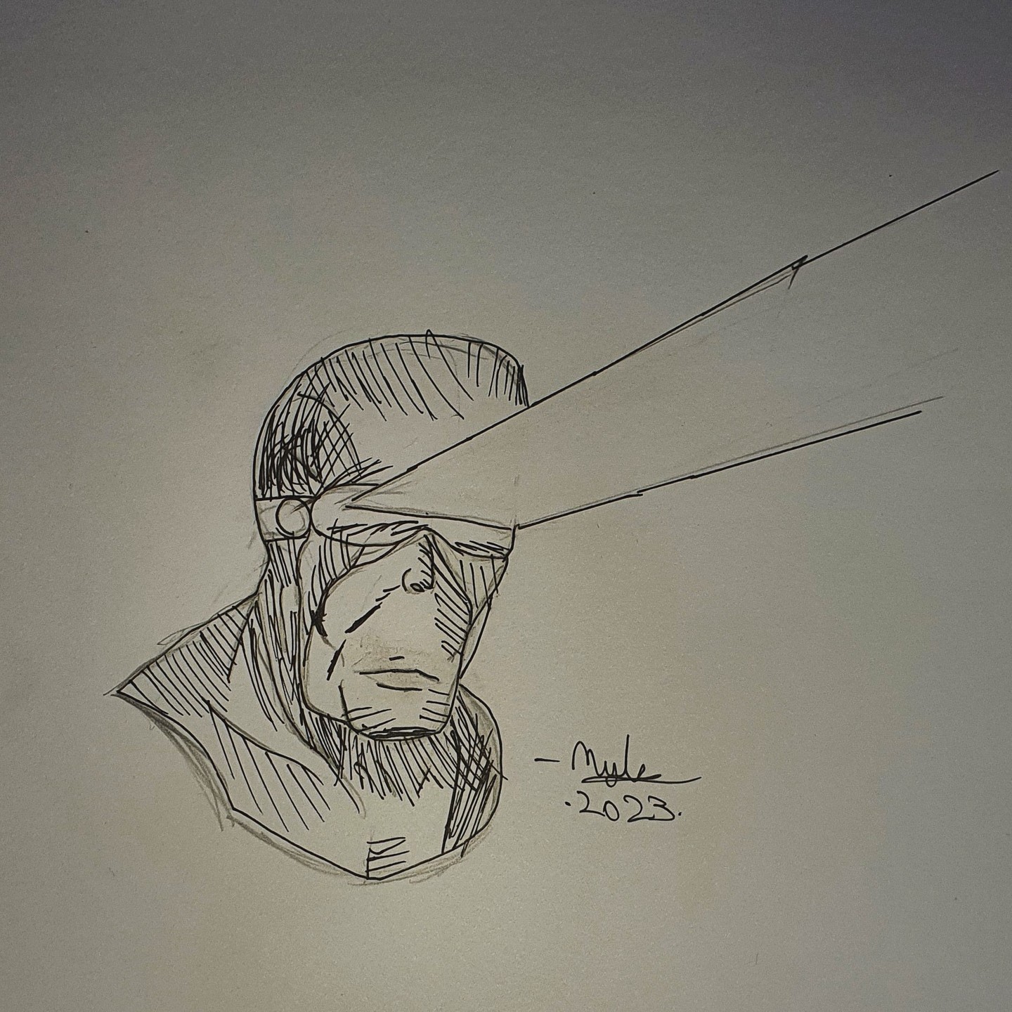 Cyclops Portrait Sketch