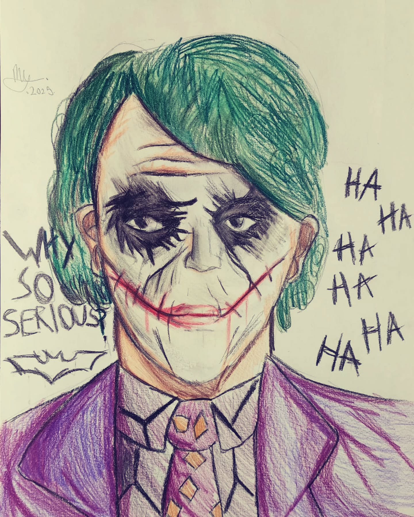 Joker Portrait Illustration