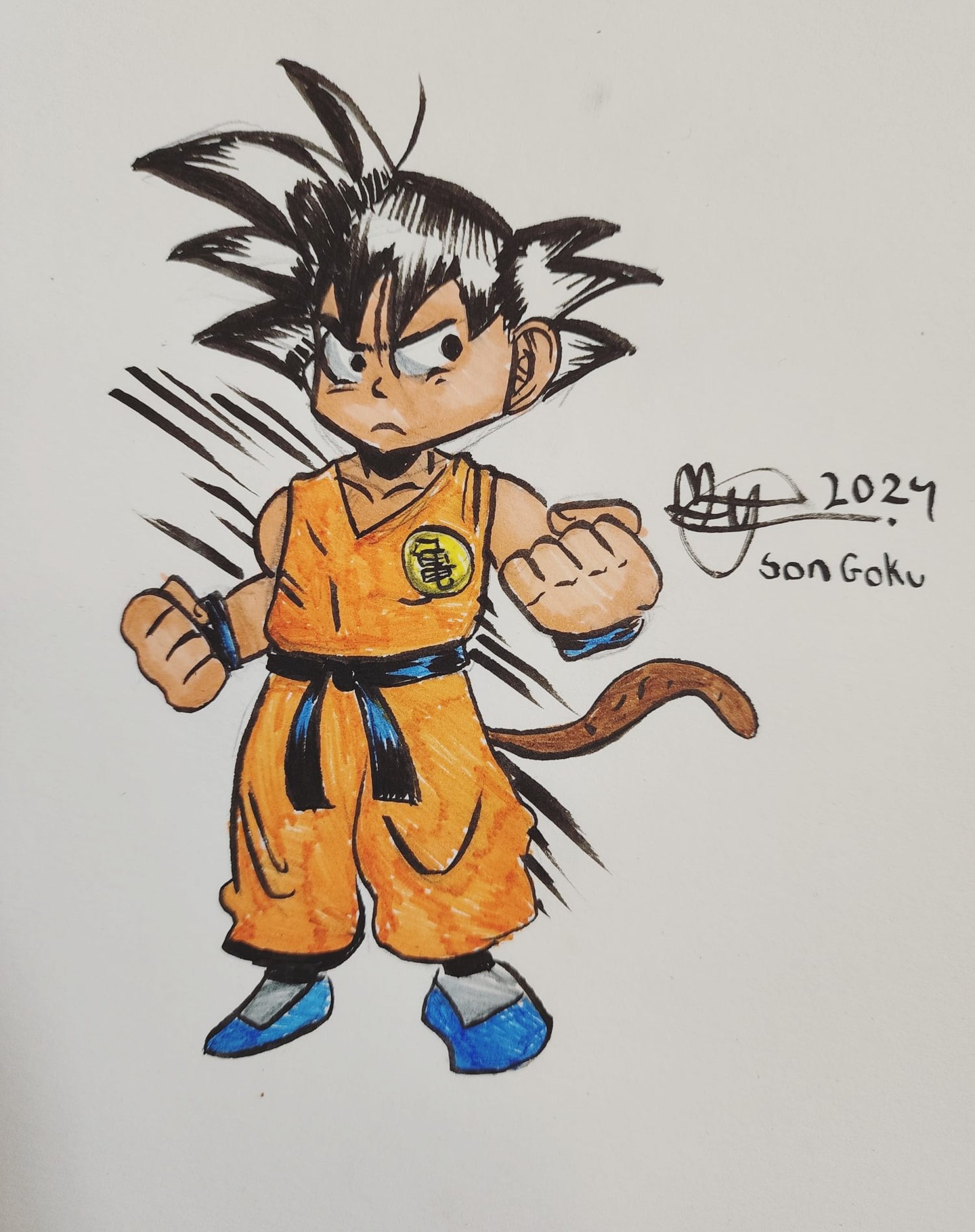 Son Goku Dynamic Pose
