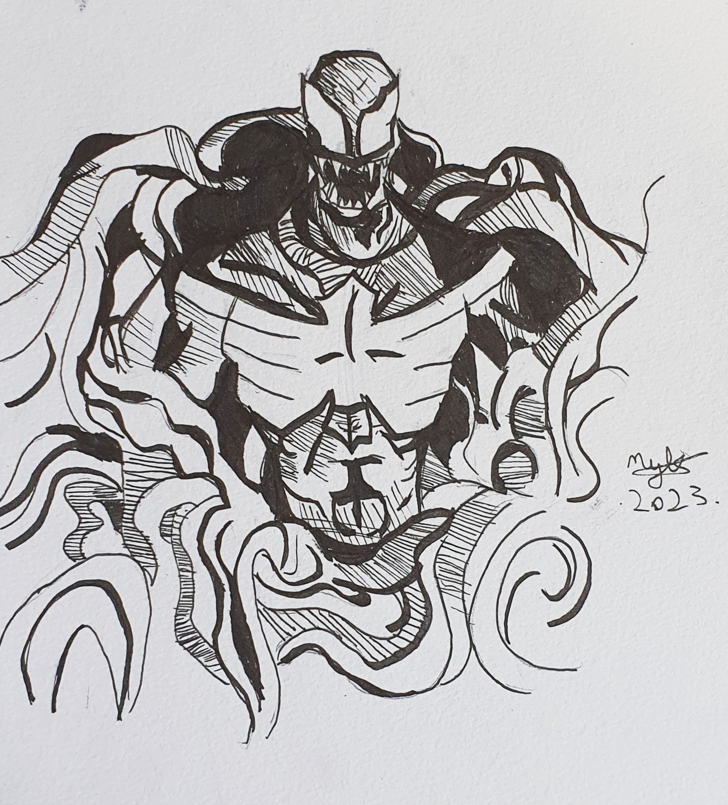 Venom Ink Illustration