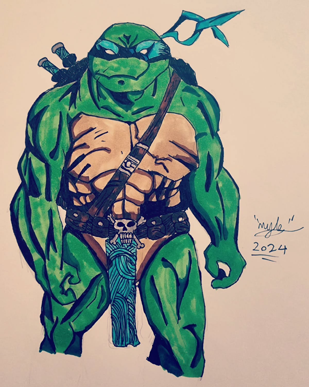 Leonardo Action Pose