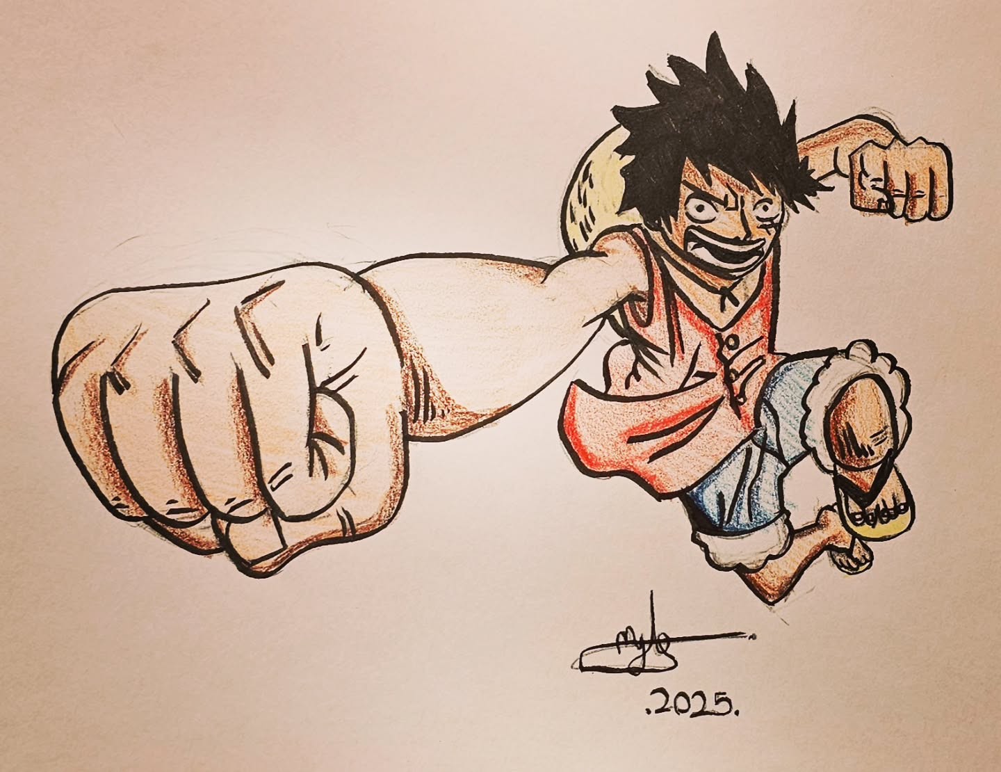 Luffy Action Pose