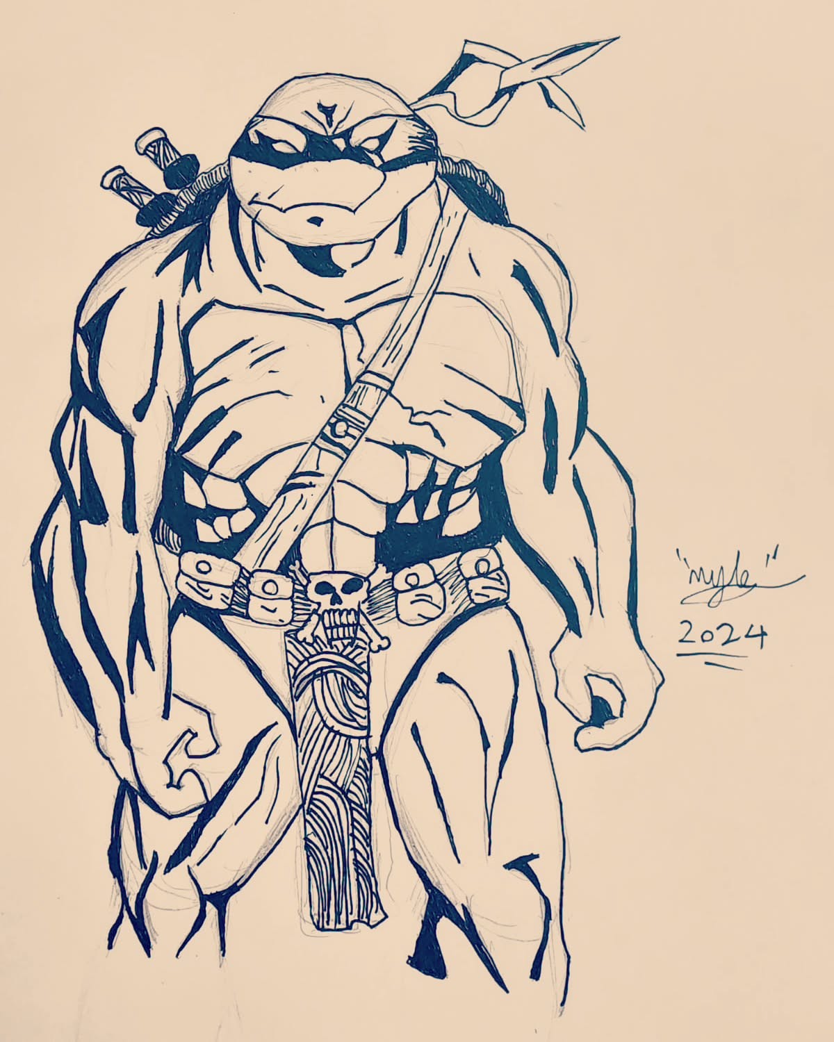 Raphael Stance Illustration