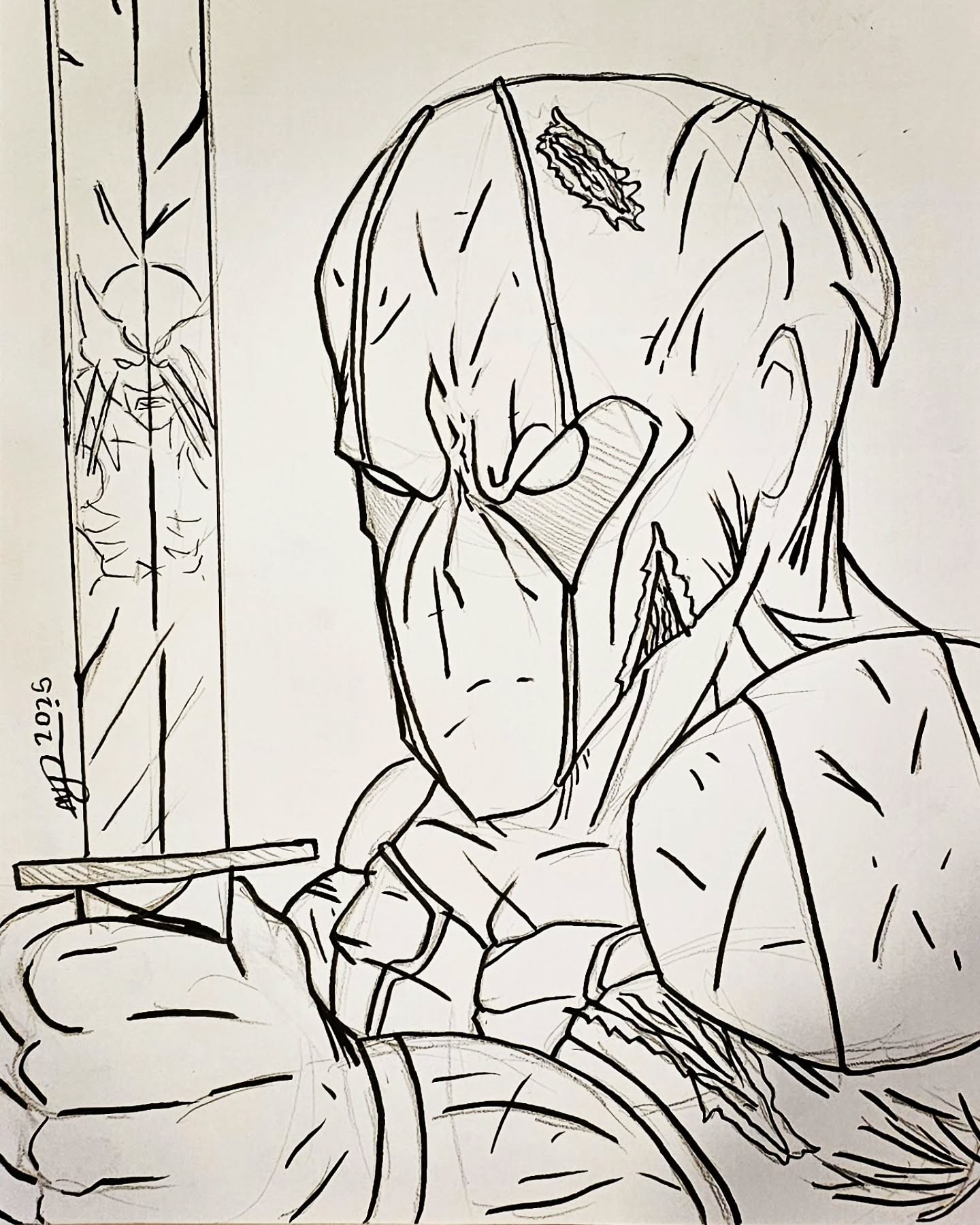 Deadpool Sword Standoff