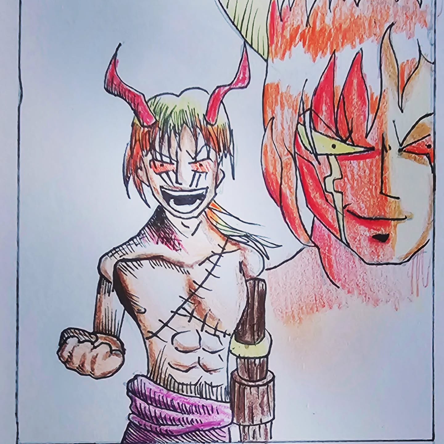 Demon Warrior Character Illustration