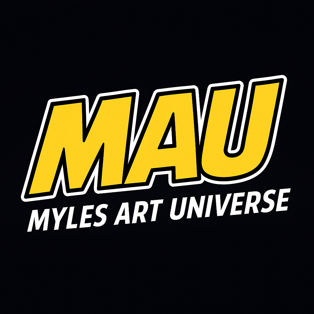 Myles' Art Universe logo