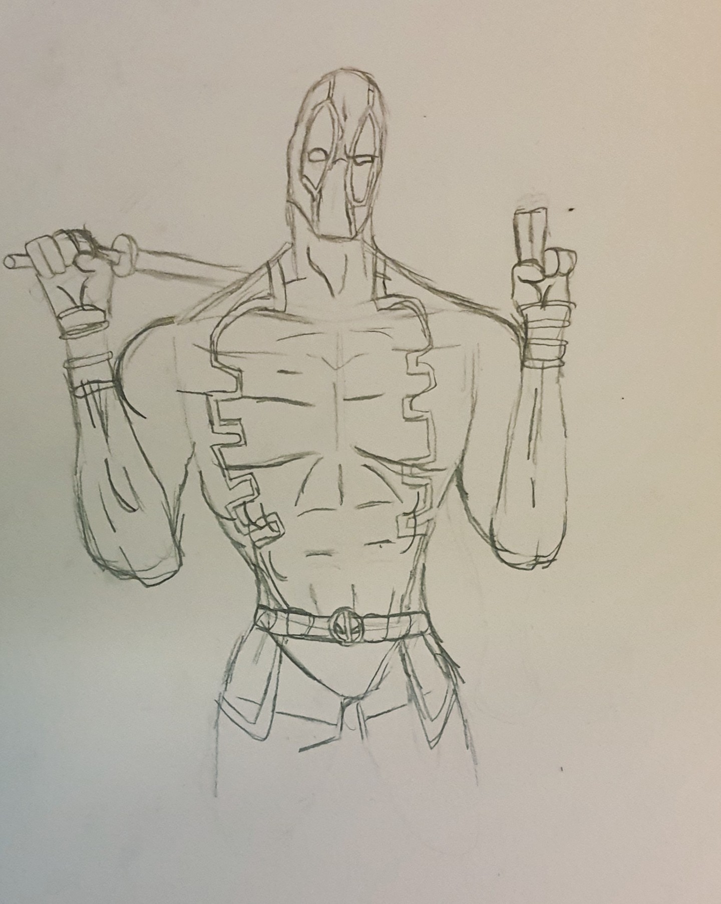 Deadpool Pose Study